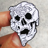 "The Elephant Man" Skull Enamel Pin