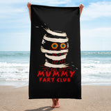 Mummy Fart Club Beach Towel