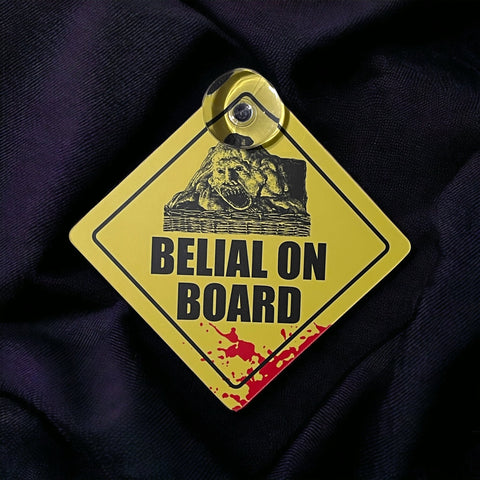 Belial On Board Sign