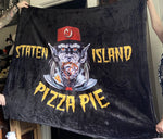 Staten Island Pizza Pie Souvenir Throw Blanket