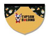 "Captain SPawlding" Pet Bandana