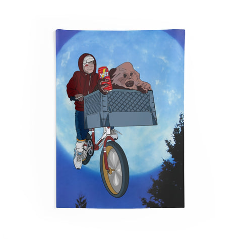 BB Phone Home Wall Tapestry