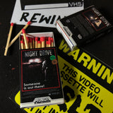 "NIGHT DRIVE" VHS Matchbook