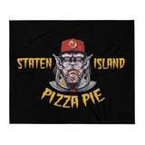 Staten Island Pizza Pie Souvenir Throw Blanket