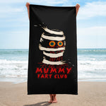 Mummy Fart Club Beach Towel